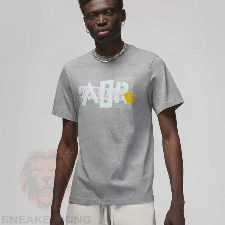 Футболка AIR JORDAN brand graphic grey